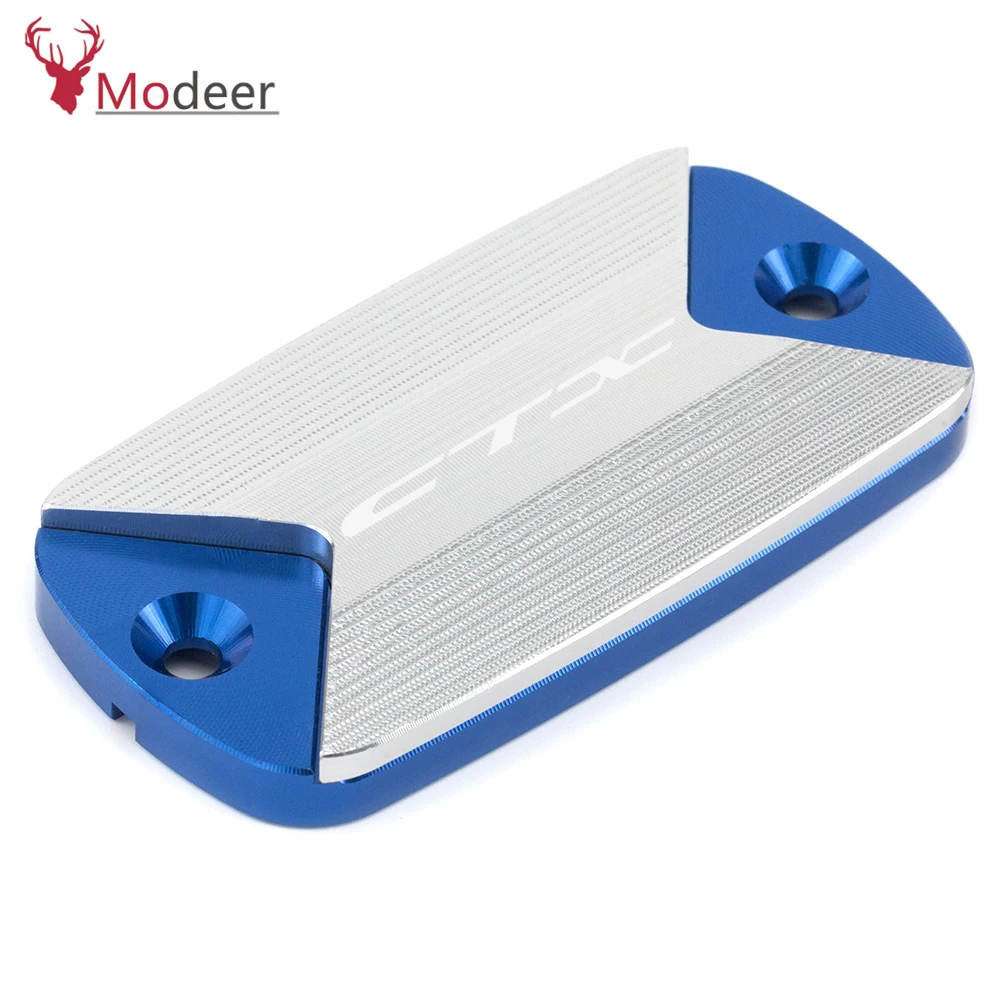 For Honda CTX 700 700N 1300 CXT700 CTX1300 2014 2015 2016 Logo (CTX) CNC Motorcycle Front Brake Fluid Reservoir Cap Cover (7)