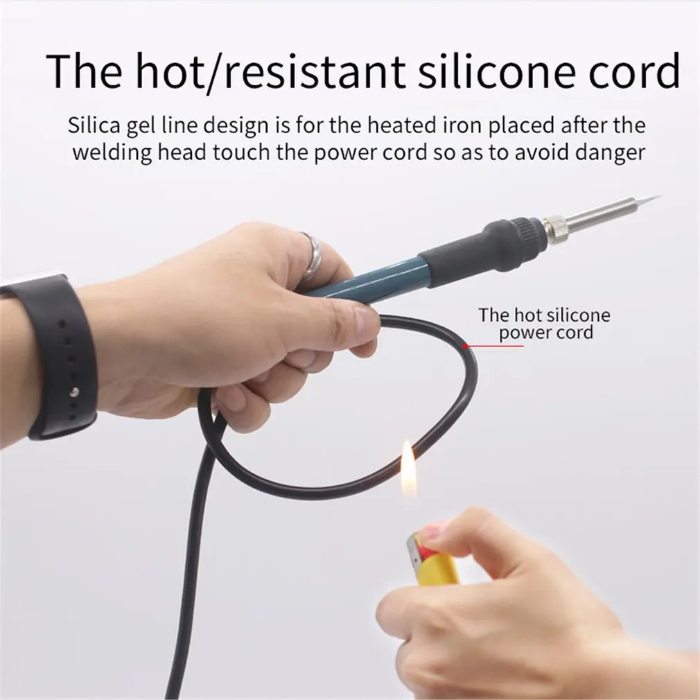 

New LCD Digital Thermostat Soldering Station / Rework Stations SD2 60W Temperature Control ESD For Phone PCB IC SMD BGA Welding