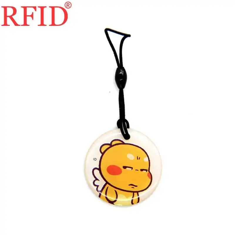 1pcs Random Color ID 125 кГц EM4305 EM4205 реплицируемые записываемые брелки RFID мультфильм брелок жетон тег карты контроля доступа несколько вариантов 1 шт - Цвет: 1pcs Random Color