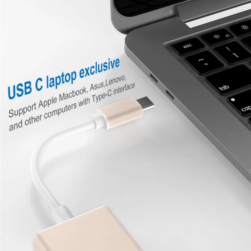 Usb type C к HDMI конвертер 1080P HD Чистый AV ТВ адаптер для MacBook ноутбуков монитор