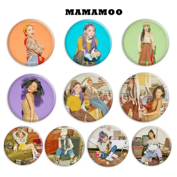 

10Pcs Kpop MAMAMOO Brooch Pin Badges For Clothes Backpack Decoration Jewelry