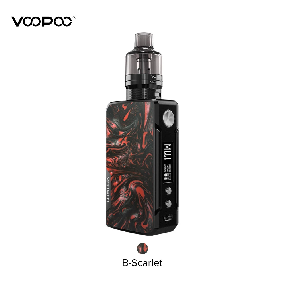 Боксмод VOOPOO DRAG 2 4 5 мл PnP Pod Tank PNP VM5 VM6 Coil максимальная мощность 177 Вт электронная