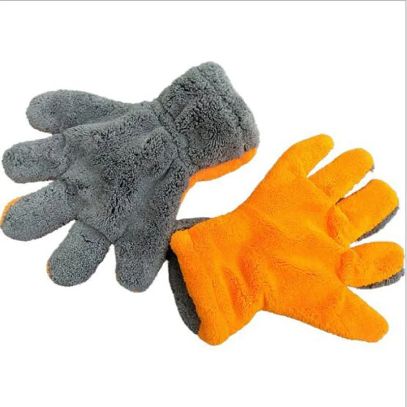 CDWTS Ultra-Luxury Microfiber Car Wash Gloves Car Cleaning Tool Home use Multi-function Cleaning Brush Detailing