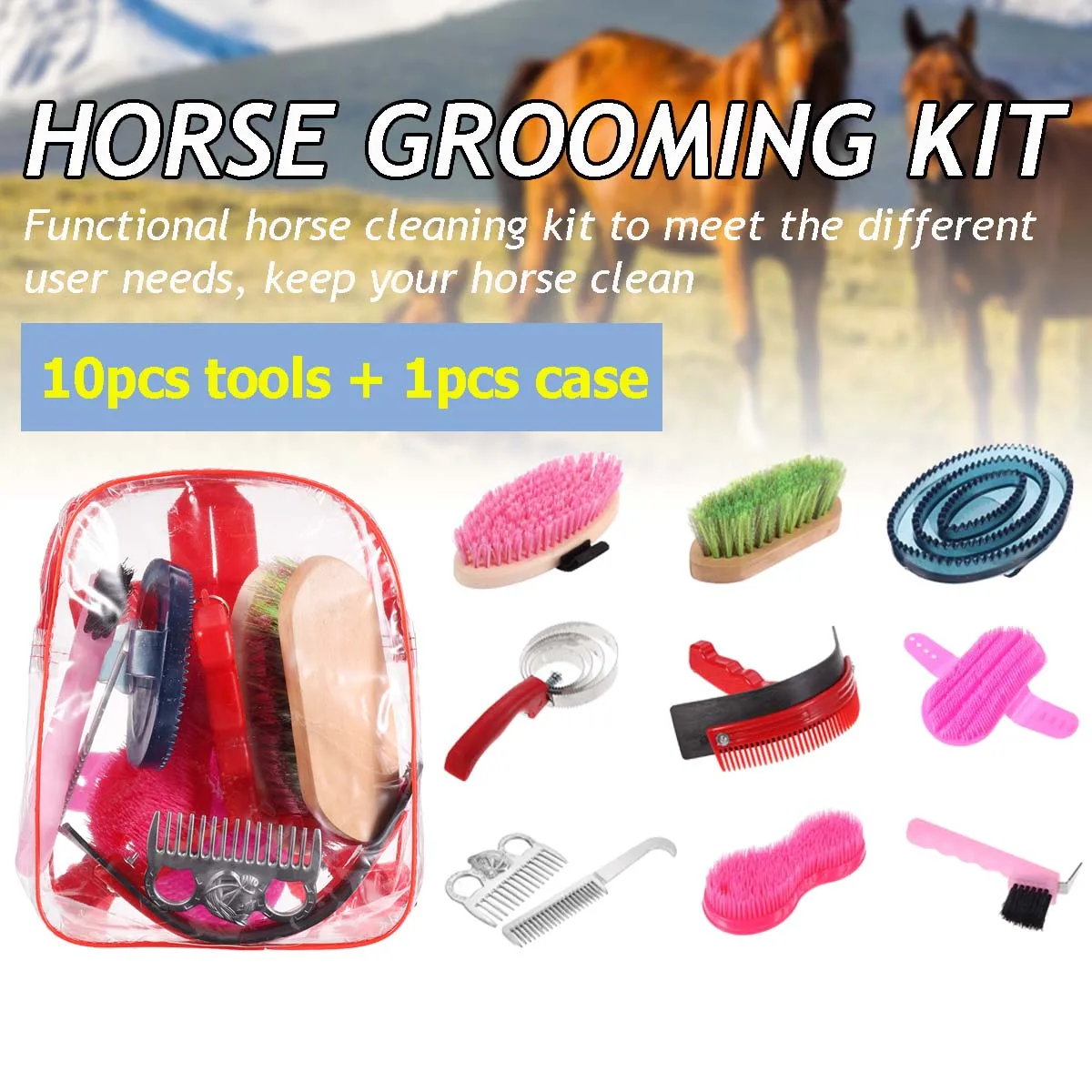 Grooming Horses Brushes Horse curry comb horse brush vacuum cleaner