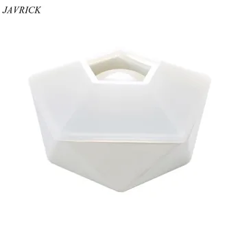 

Silicone Mold Hexagonal Flowerpot Geometric Handmade DIY Epoxy Resin Crafts Flower Base Molds 3D Storage Decoration