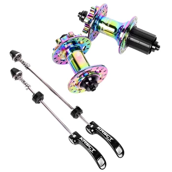 

KRSEC Bicycle Hub MTB Mountain Bike Hub Bearing 32 Holes Support 8/9/10/11 Speed PK D041SB D042SB QR 135 10MM and Thru 142 12MM