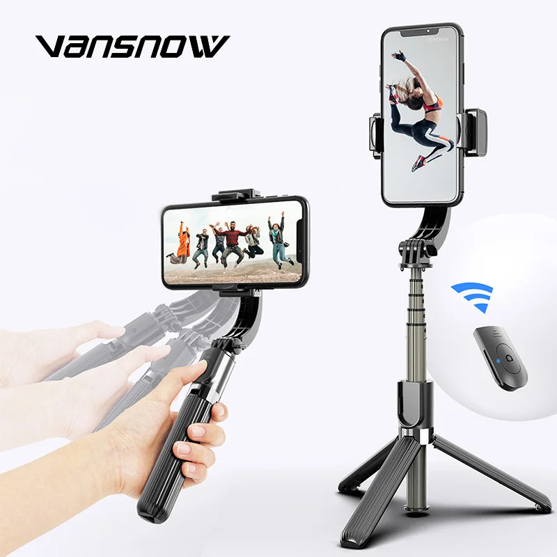 Trípodes inalámbricos Bluetooth para selfies, estabilizador de mano, cardán, Smartphone con control remoto de Selfie para IPhone, Android, cámara Gopro|Estabilizadores| - AliExpress