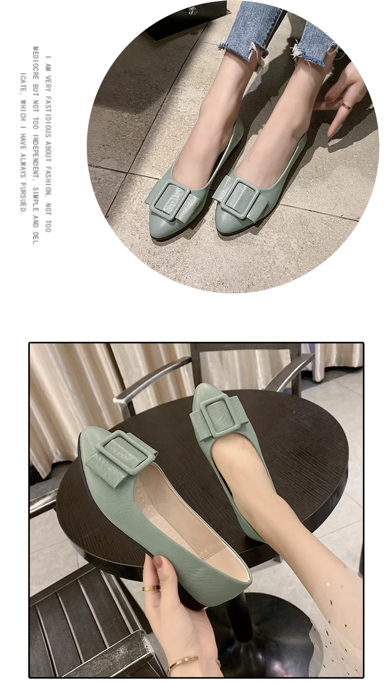 New Fashion Summer Flat Shalllow Shoes Woman Pointed Toe Ballet Flats Breathable Casual Loafers Handmade Shoes Espadrilles