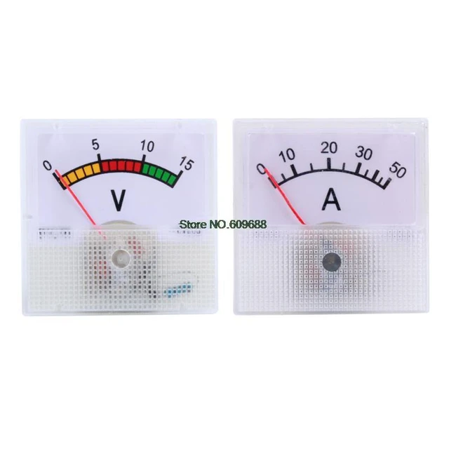 Analoges Voltmeter - Panel 91C16 mini - 15V DC