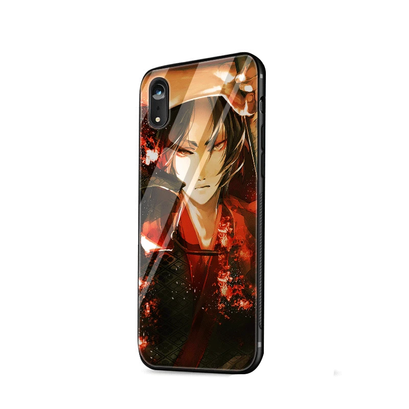 Стеклянный чехол для телефона из ТПУ стекла для Apple iPhone 5 5S SE 6 6S 7 8 Plus XR X XS Max HOZUKI Hoozuki no Reitetsu - Цвет: G5