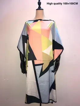 

New Elegant oversize Dresses popular printed dashiki lady short dresses dress length 100 cm x100 cm african clothes