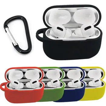 

Bluetooth earphones Protective Cases For Apple Airpods Pro case soft Silicone Cover Three-piece kits For wireless headphones