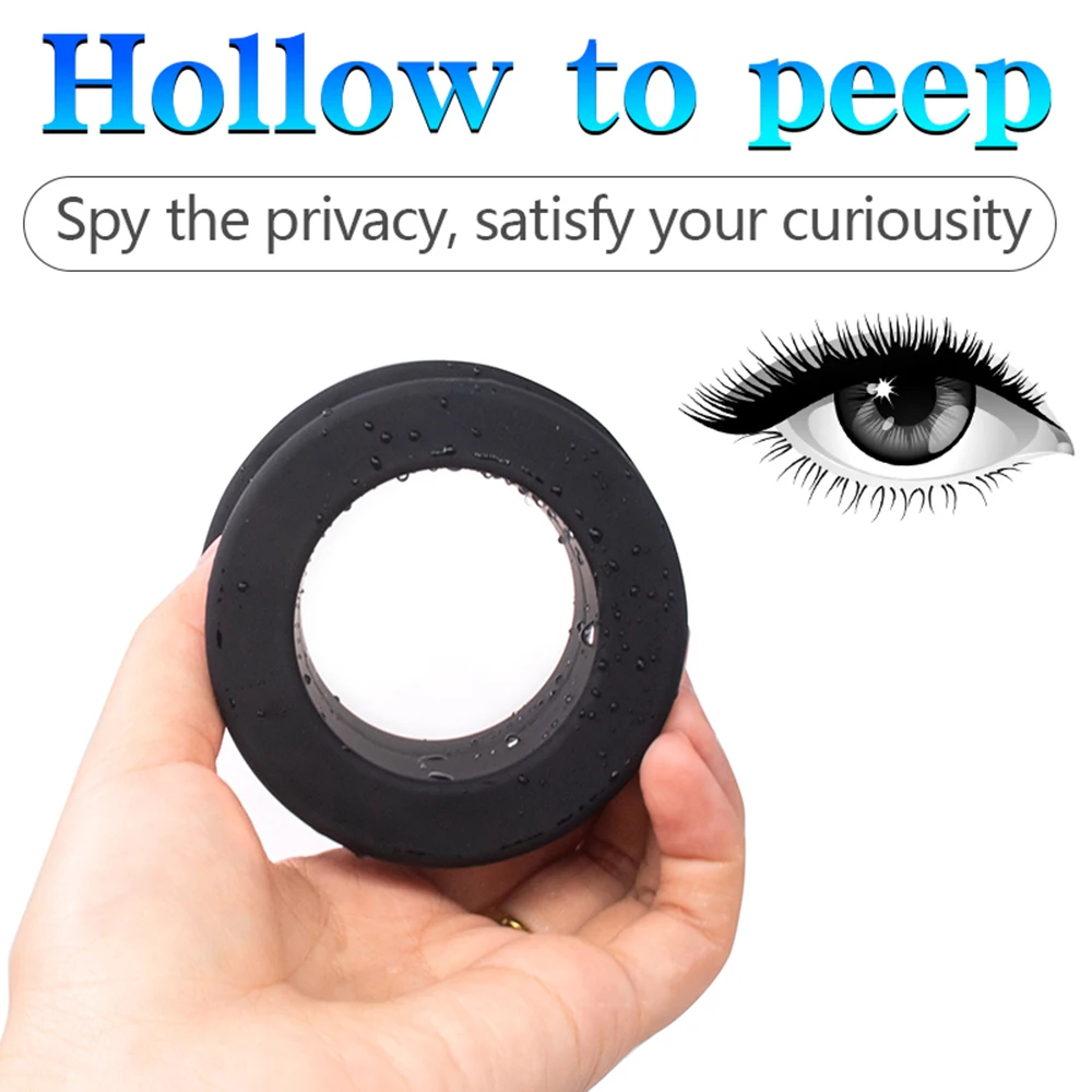 Пробка-туннель Orion Lust Tunnel Plug with Stopper с ограничителем, черный 5321180000 - Orion - Анальные тоннели - Купить