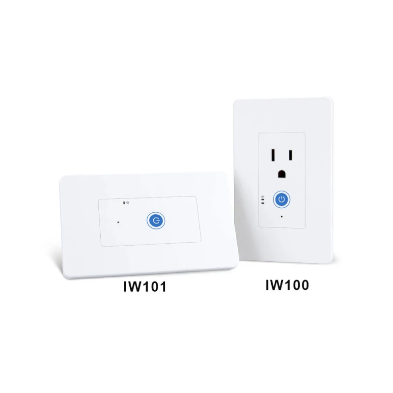Sonoff TX US IW100/IW101 настенный Wifi умный сенсорный переключатель 15A с вилкой США работает с поддержкой EWeLink Alexa Google Home IFTTT