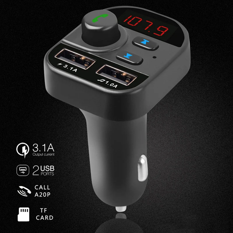 805E Автомобильный Mp3 Bluetooth 5,0 fm-плеер карта Fm Bluetooth автомобильное зарядное устройство Автомобильный Bluetooth Mp3 Hands-Free автомобильный комплект