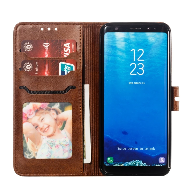 Чехол-книжка с откидывающейся крышкой для samsung Galaxy S8, роскошный чехол-кошелек с кошкой из искусственной кожи для samsung S8, SM-G9500 чехол Etui Capinha