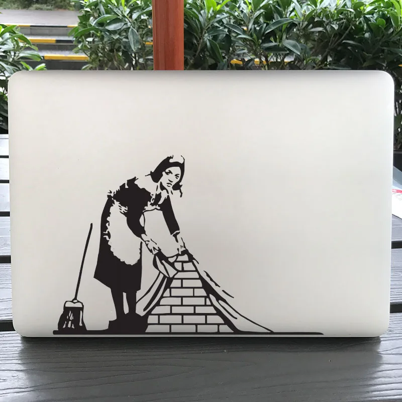 Maid Cleaning Laptop Sticker for Macbook Pro 16&quot Air Retina 11 12 13 15 inch Dell Vinyl Mi Mac Book Skin 15.6&quot HP Notebook Decal |