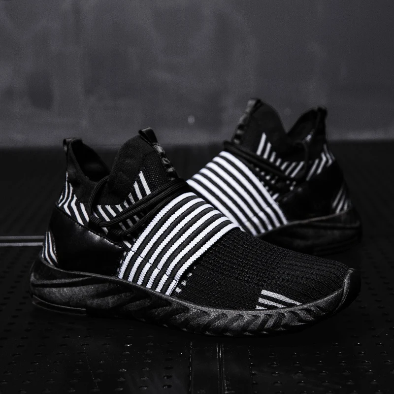 Новинка Высокие носки Кроссовки Мужские кроссовки для бега Дышащие Разноцветные