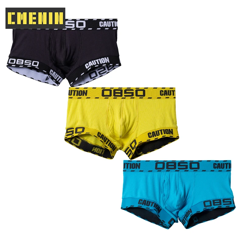 3pcs High Quality Cotton Boxer Man's Underwear Men Quick Dry Men's