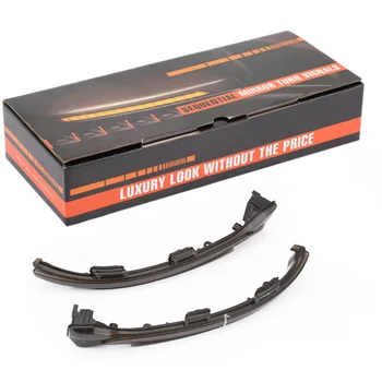 

2pcs Rearview Turn Signal Mirror LED Light Indicator Direct replacement New