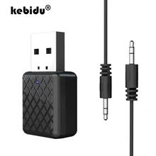 2в1 USB беспроводной Bluetooth передатчик приемник стерео аудио музыкальный адаптер с 3,5 мм аудио кабель для MP3 PC автомобиля спике домашнего ТВ