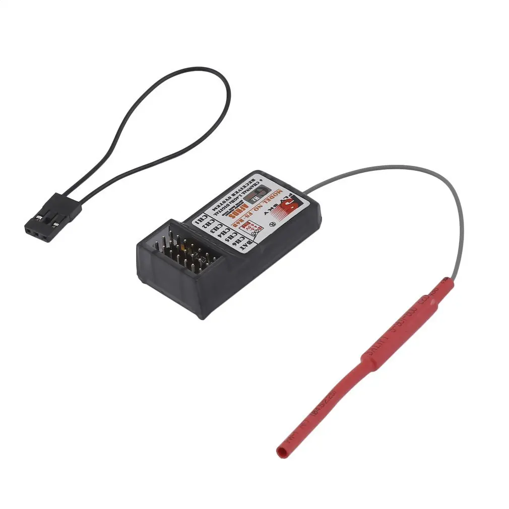 

Mini Size 6 Channels Receiver R6B FlySky FS-R6B 2.4Ghz 6CH RC AFHDS FS R6B Receiver Transmitter Remote Control Parts
