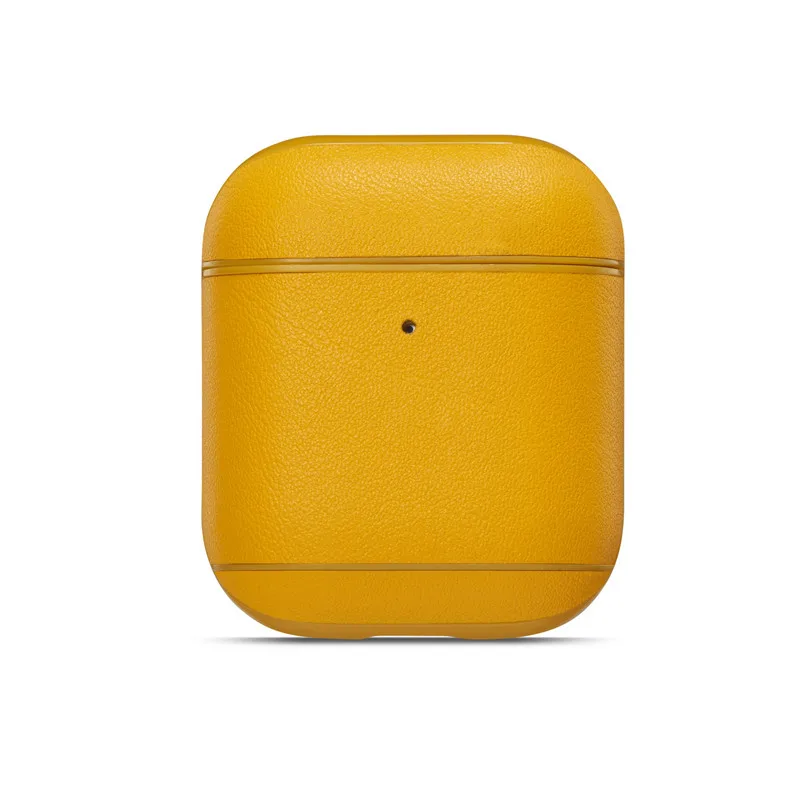 Для Airpods 2 чехол кожаный наушник дизайнерский чехол Funda для Apple Airpods 1 2 чехла