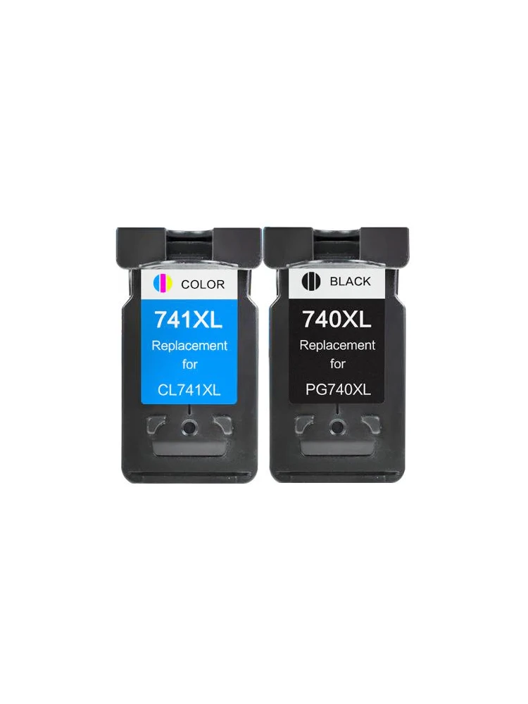 2x чернила caridge совместимый для PG740 CL741 PG 740 CL 741 для Canon Pixma MX517 MX437 MX377 MG3170 MG2170