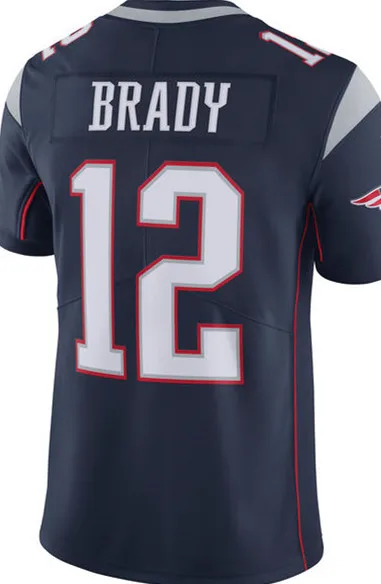 10 Josh Gordon 12 Tom Brady JERSEY мужские 87 Rob Gronkowski 11 Julian Edelman 14 Cooks 92 Harrison футбольные майки - Цвет: Deep blue
