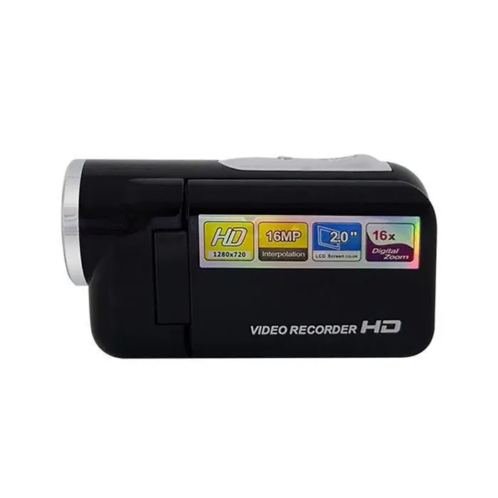16MP 2,0 дюймов видеокамера HD720P Портативная цифровая камера 4X цифровой зум DV видеокамера Цифровая камера