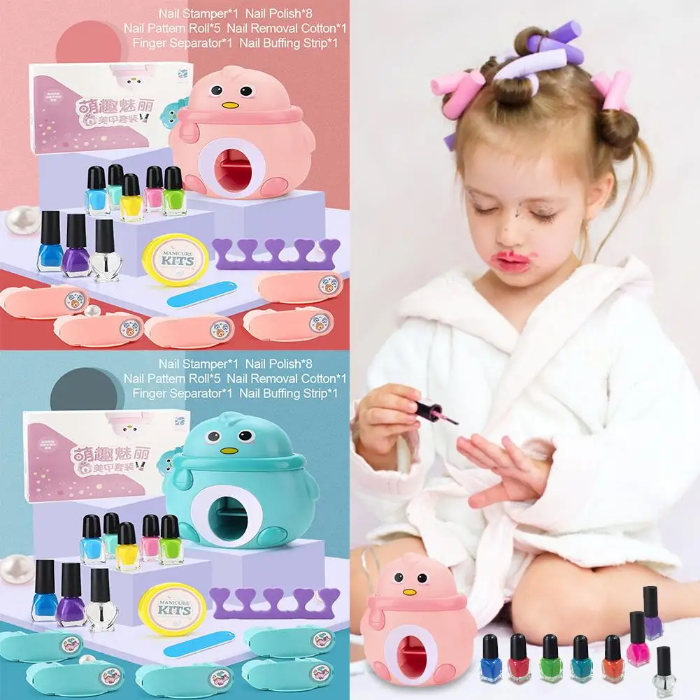 Kit de Nail Art pour enfants, 15 pièces/ensemble de jouets mignons de