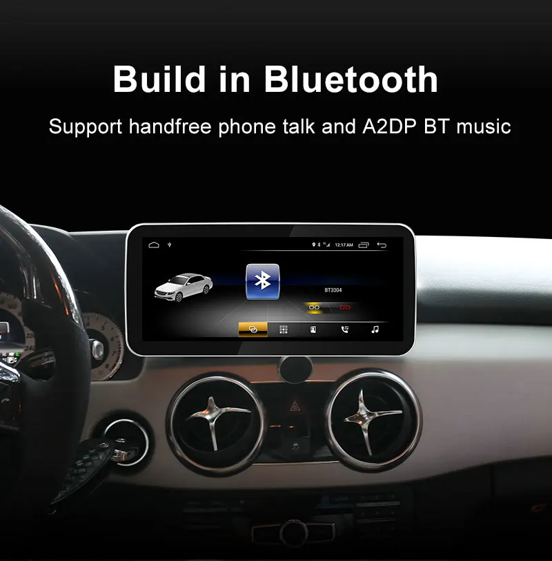 Ugode Autoradio Car Multimedia 10.25 Inches Radio Coche Screen Monitor GLK 300 320 350 200 220 280 250 For Mercedes Benz GLK 200