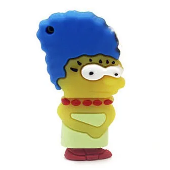JASTER Bart Simpson mouse Wolf 4 ГБ 8 ГБ 32 ГБ 64 Гб карта памяти U диск Флешка Homer флеш-накопитель USB флеш-накопитель - Цвет: T1
