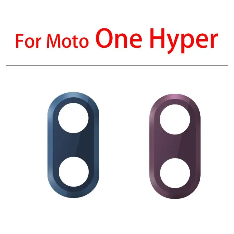 Moto One Zoom Fusion Plus 하이퍼 비전 액션 매크로 후면 카메라 유리 렌즈 (스티커 포함) 용 새 카메라 유리