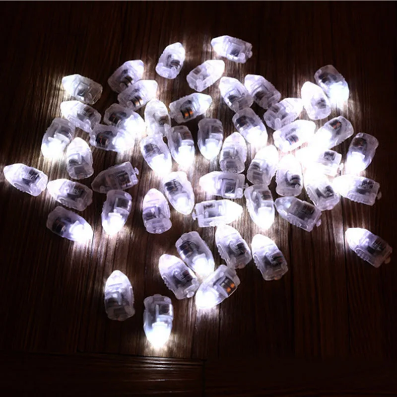 White light 10 шт./лот высокая яркость светодиодный шар свет светящиеся мигающие Круглые лампы для бумажный фонарь воздушный шар День Рождения украшения мини шар - Цвет: White light