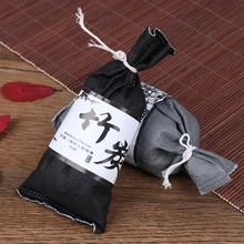 140 г, пакет с активированным углем, бамбуковый уголь, освежитель воздуха, дезодорант для автомобиля, антиперспиранты, активированный уголь