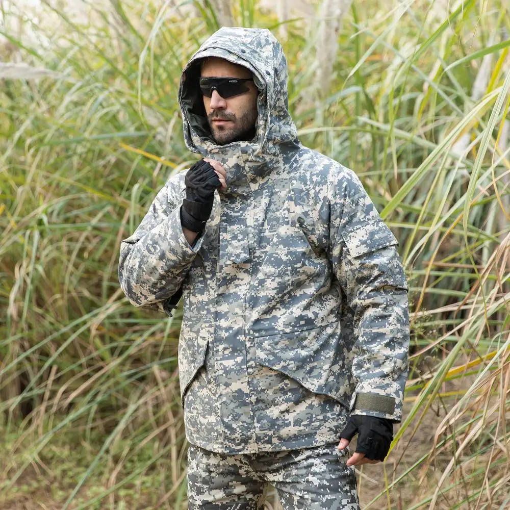 Зимняя Теплая Флисовая тактическая куртка ветрозащитная Военная спортивная с