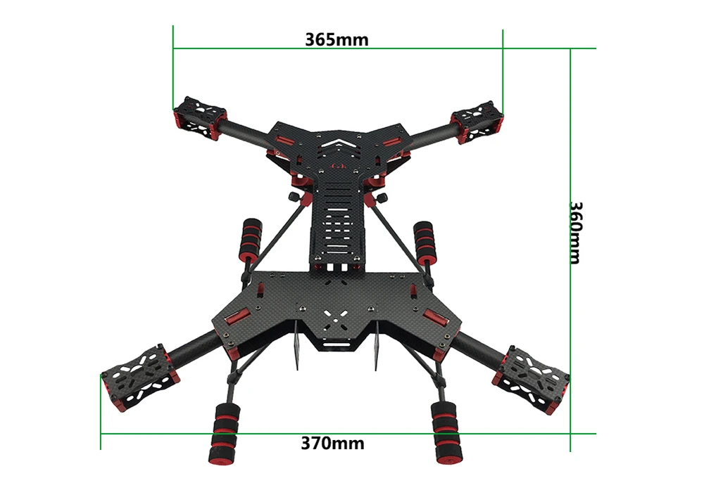 H450mm углеродное волокно FPV гоночный Дрон рама комплект Квадрокоптер мини рамка с распределительной доской