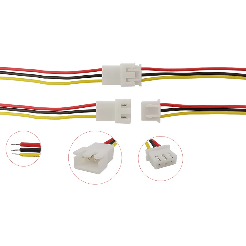 20CM JST XH2.54 Stecker Pitch 2,54mm 2P 3P 4P 5P 6P Männlich Weiblich Stecker Jack JST Draht Stecker 26AWG Batterie Ladekabel Adapte – Detail 4