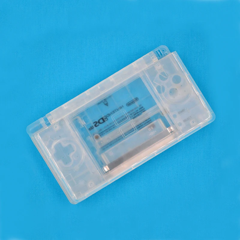 Transparent Чехол для nintendo DS Lite NDSL корпус Полные Запасные части корпуса Замена чехол s с комплектом крышка - Цвет: Transparent
