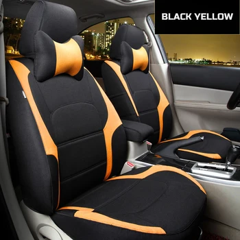 

ZHOUSHENGLEE Custom FLAX car seat covers For Dongfeng AX5 AX4 E70 AX7 S30 H30 CM7 S500 360 370 330 580 IX5 P16 S16 car seats