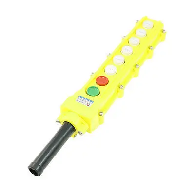 

Pendant Control Station COB-63A Crane Hoist Button Switch 5A/250VAC 2A/500VAC