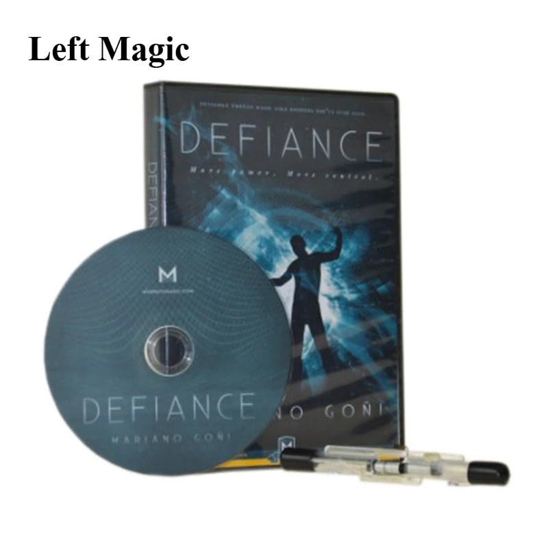 Defiance(DVD+ трюк)-магические трюки, плавающие аксессуары, ментализм, сценический магический реквизит, трюк, магические игрушки, шутка, классика