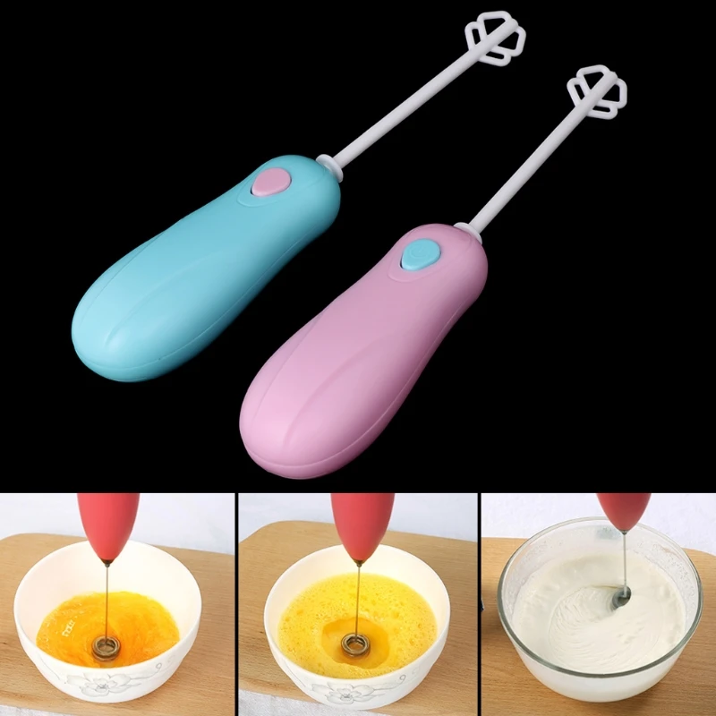 New Kitchen Electric Hand Whisk Mixer Coffee Milk Egg Beater Plastic Blender 10166