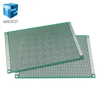 

GREATZT 5pcs 8x12cm 80x120 mm Double Side Prototype PCB Universal Printed Circuit Board Protoboard For Arduino