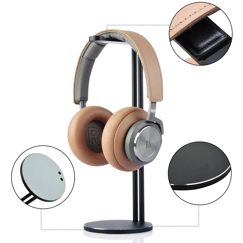 Fashion design new metal texture earphone storage stand earphone display stand aluminum alloy desktop stand hanger