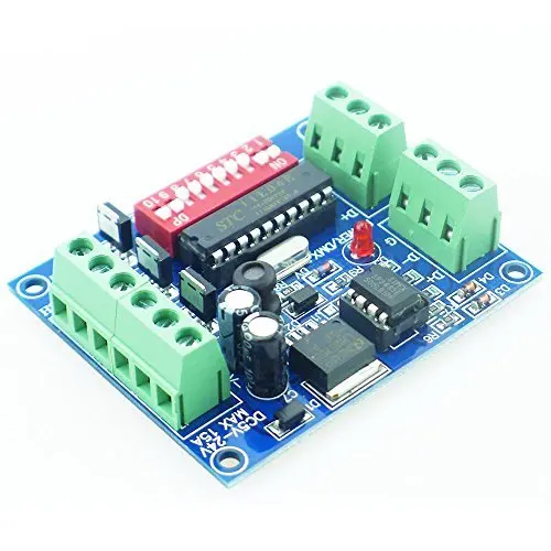 3 канала DMX512 контроллер драйвер DMX декодер DC 5 в 12 В 24 В 15A CMOS выход управления RGB светодиодный свет jk1683