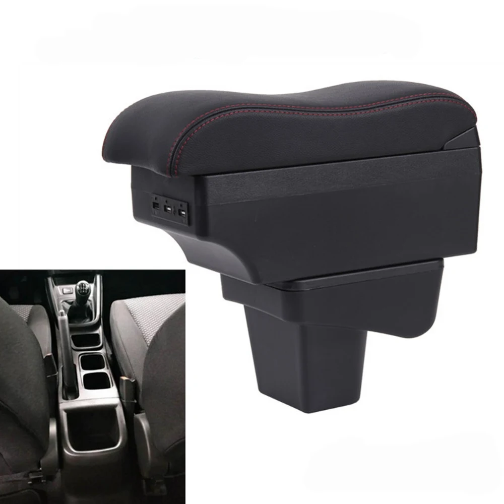 

For Suzuki Vitara Center console armrest box storage box armrests elbow rest with usb cup holder