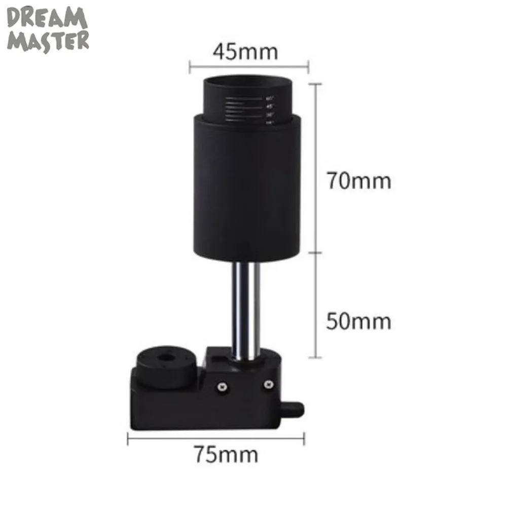 black track light Скандинавский масштабируемый светодиодный светильник с 15 до 60 градусов, вращающийся светильник для кофейни, магазина одежды, рельсовый трек, точечный светильник, светодиодный светильник для шкафа - Испускаемый цвет: black track light