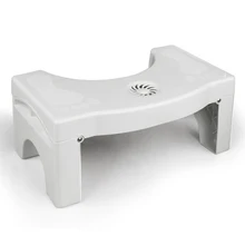 Табурет для ног, пластмассовый табурет для унитаза, противозапорный складной стул для ванной комнаты для детей